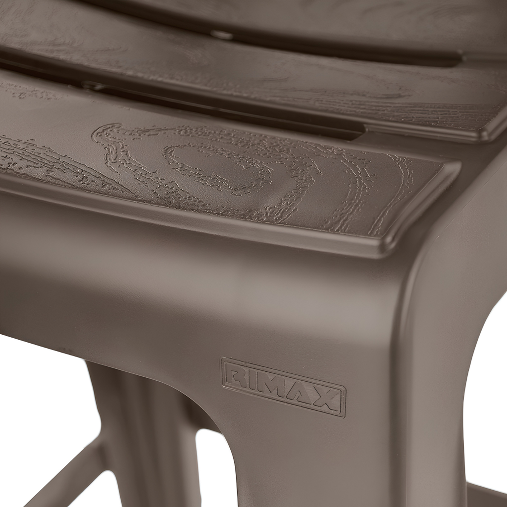 BUTACO/SILLA ALTA PLAS BARU 87.2x52.5x65 CM MOCCA RIMAX 14703-XP