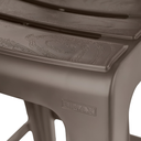 BUTACO/SILLA ALTA PLAS BARU 87.2x52.5x65 CM MOCCA RIMAX 14703-XP