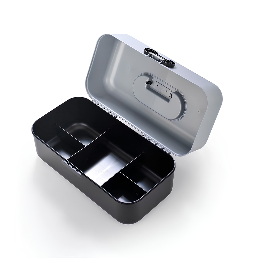 CAJA ORGANIZADORA PLAS VANITY STAR NG C/GRIS METAL RIMAX 14734-XP