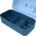 CAJA ORGANIZADORA PLAS VANITY STAR AZ PETROLEO C/AZ PASTEL RIMAX 14733-XP