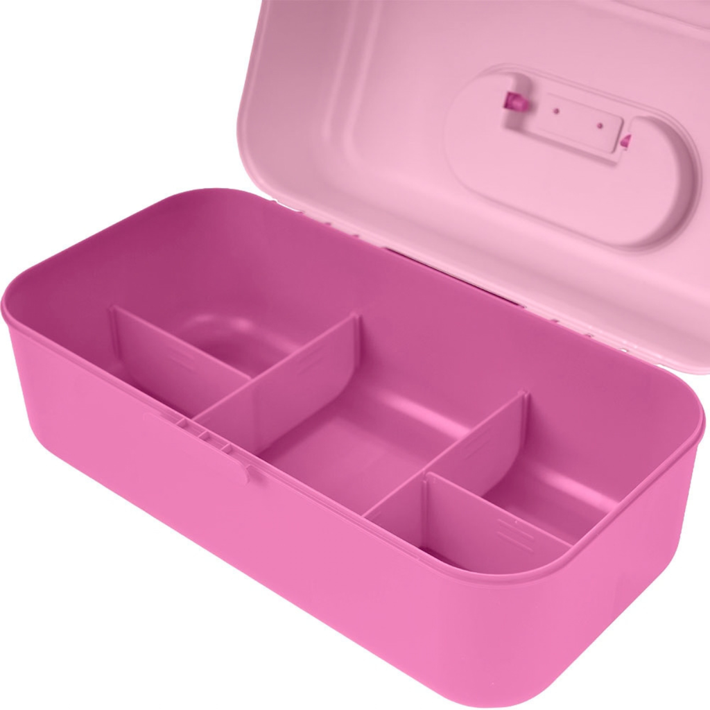 CAJA ORGANIZADORA PLAS VANITY STAR ROSA RIMAX 14663-XP