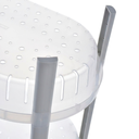 CANASTA PLAS 3 NIVELES OVAL ARMONIA NAT C/GRIS CLARO RIMAX 14472-XP