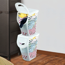 CESTA P/ROPA PLAS PLUS 51 LT 48x32x57.3 CM BL RIMAX 7196-XP