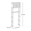 ESTANTE ORGANIZADOR PLAS P/BAÑO C/2 PUERTAS GRIS HIELO RIMAX 12978-XP