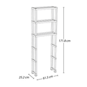 ESTANTE ORGANIZADOR P/BAÑO 3 NIV GRIS HIELO RIMAX 12981-XP