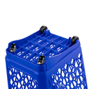 CESTA PLAS TRANSPORTADORA MOVIL 65 LT AZ C/ROD RIMAX 13745-XP
