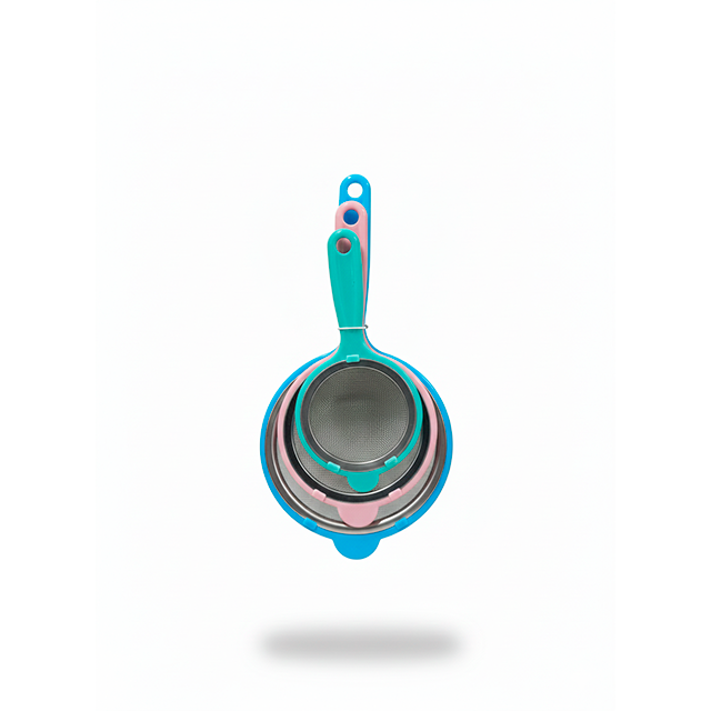 SET 3 PZ COLADOR ACER/PLAS 8/9/10 CM COLORES  723-39059