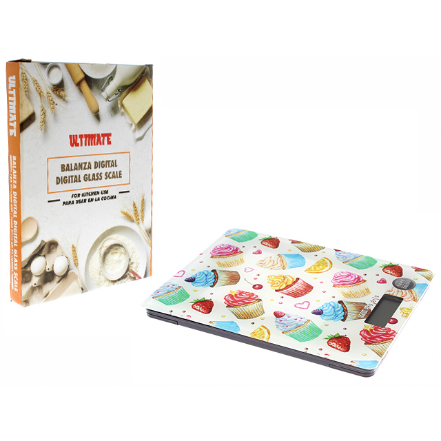 PESA DIGITAL P/ALIMENTOS VID TEMPLADO 20X15 CM MAYS 739-04123