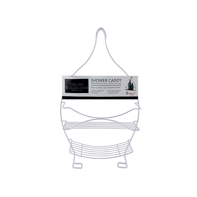 ORGANIZADOR P/DUCHA MET 26.5X10X43 CM 2 NIV BL THE SPA COLLECTION 734-1407621