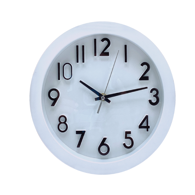 RELOJ D/PARED VID/PP 10" TIMES TOWER MAYS 602-05390