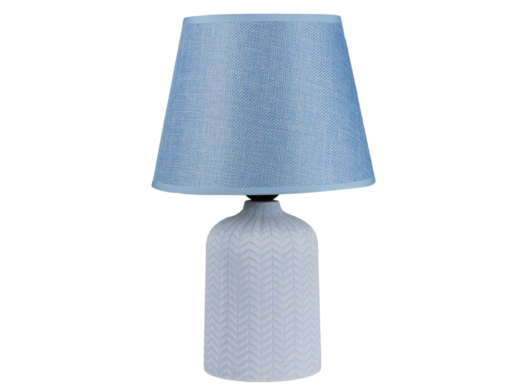 LAMPARA MESA 12" CERA/TELA CEL DECORE 604-05410