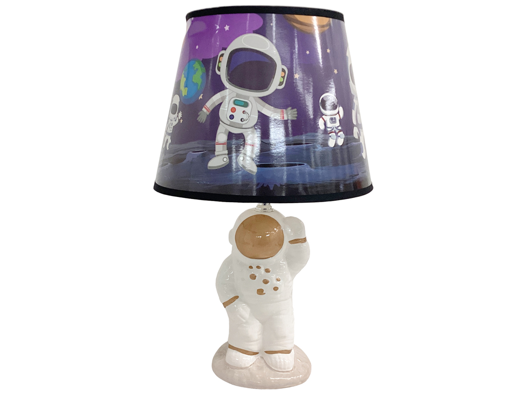 LAMPARA MESA 34.5 CM CERA/PAPEL DIS/ASTRONAUTA DECORE MAYS 604-03553
