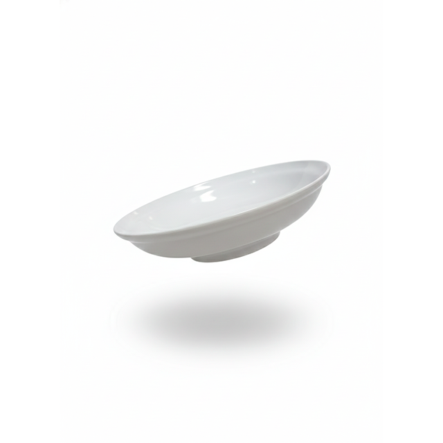 PLATO MELA 6" HONDO RED BL MARGARITA F235-BL