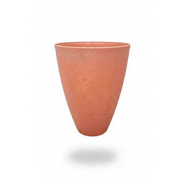 MACETA PLAS PIETRA # 3 CONIC 40X56X22" TERRACOTA GRANITO 2139 MEGA