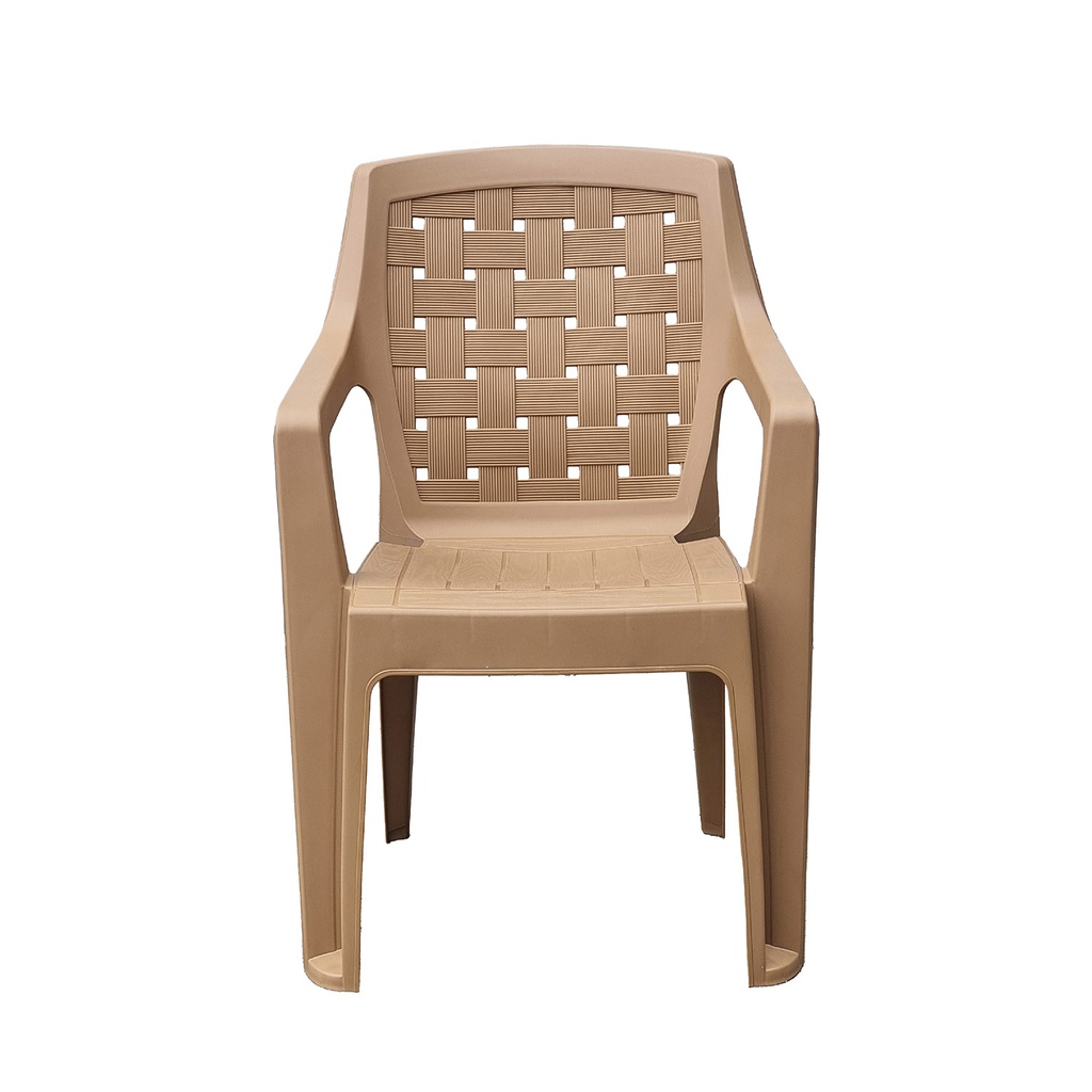 SILLA PLAS EILAT C/B RESP RATAN MOCCA GUATEPLAST AR011445-MCC-0