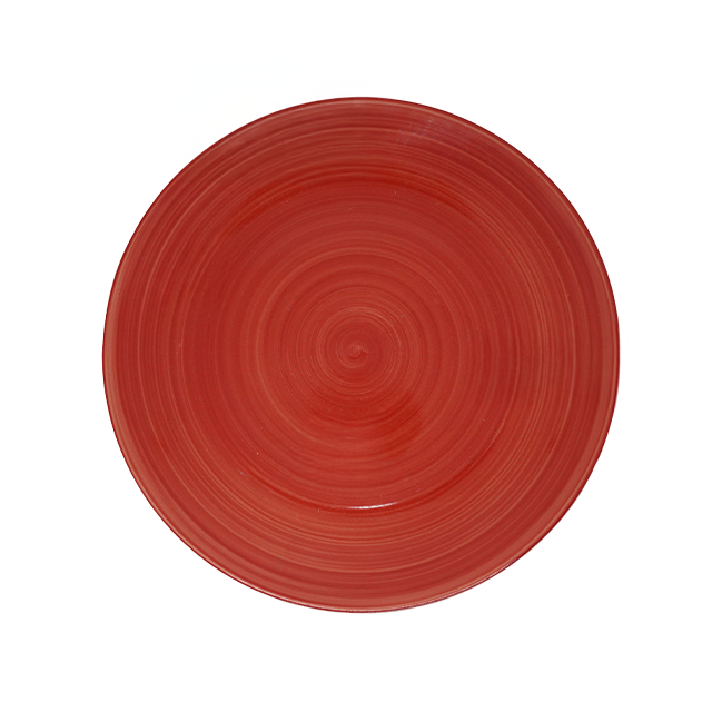 PLATO CERA RED 10.5" AM/RJ/CEL LIFE ART MAYS D6-90448