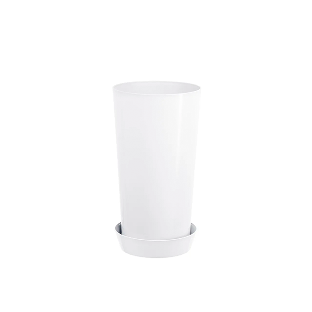 MACETA PLAS RED 26X46 CM EST MARFIL C/PLATO REYPLAST 3JX009100