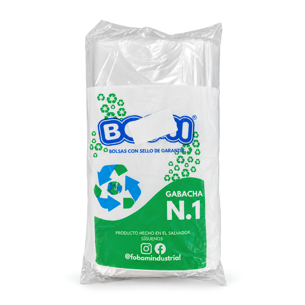 BOLSA GAB #1 TRANSPARENTE 100 PZ