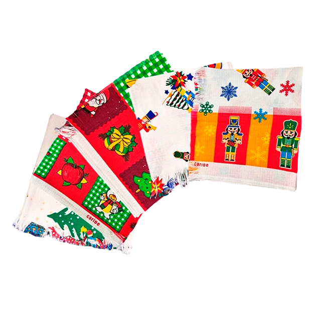 DOCENA MANTA COCINA DECO NAVIDEÑA GYLMIS 