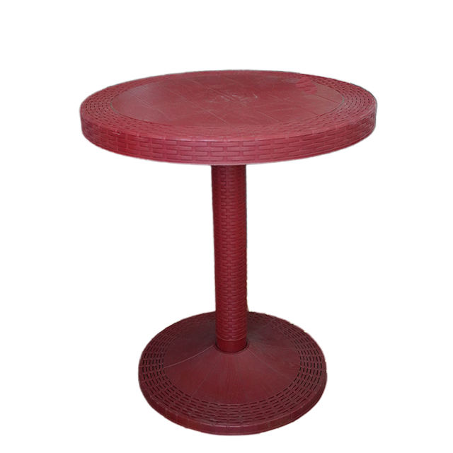 MESA PLAS COCTEL RED 71 CM RJ OSCURO CAJ MEGA AA12103V