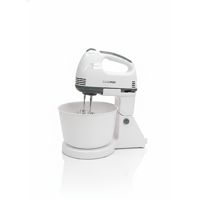 BATIDORA C/BASE PEDESTAL 7 VEL TAZON PLAS 150W BL CASAMAS 1405