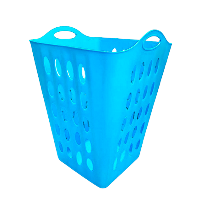 CESTA FLEX PLAS 80 LT P/ROPA C/AGARR CALADA HEMICASA PN-8045-PL