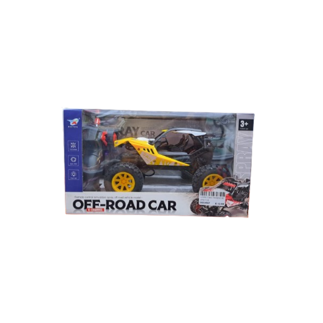 CARRO TODO TERRENO RC SPRAY CAR C/CTROL REM C/BAT CASAMAS 1307