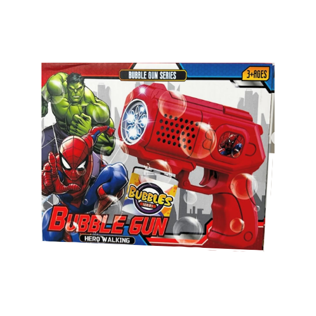 PISTOLA BURBUJAS AVENGERS COL SURT BLIS 101A