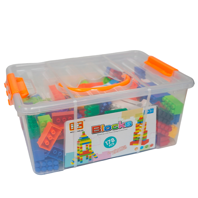 BLOQUE/LEGO MIX COL SURT CAJA PLAS CASAMAS HC-048-5A 1532