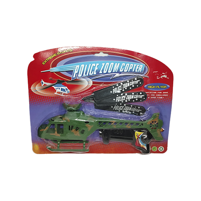 HELICOPTERO PLAS A PROPULSION POLICE ZOOM CASAMAS 1580