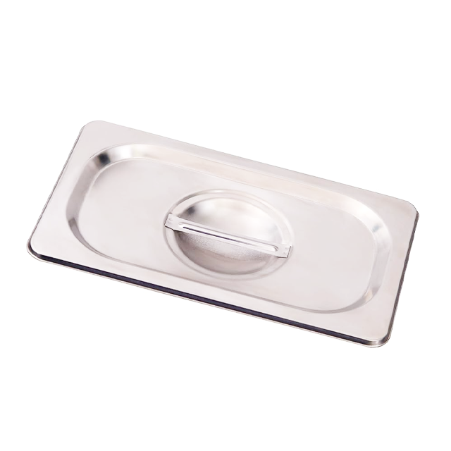 TAPA ACER INOX P/BANDEJA VAPORERA 1/3 TERCIO 0.012MM 32.5X18 CM HKK GPCT5483