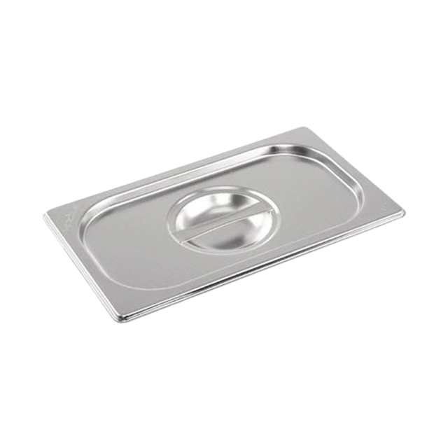 TAPA ACER INOX P/BANDEJA VAPORERA 1/4 CUARTO 0.012MM 26.5X16.5 CM HKK GPCT5485