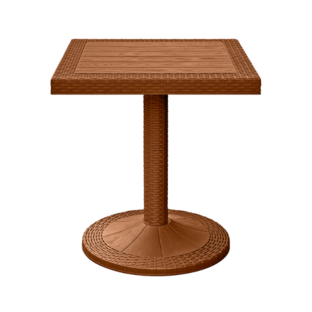 MESA PLAS COCTEL CUAD 71.7X71.7X70.5 CM CF MAD MEGA