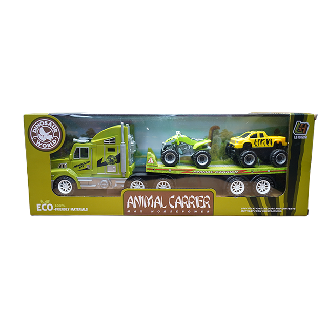 CABEZAL C/RASTRA C/1 PICK UP+1 CUADRIMOTO CAJ 43x9x15 CM ANIMAL CARRIER KL338D-4