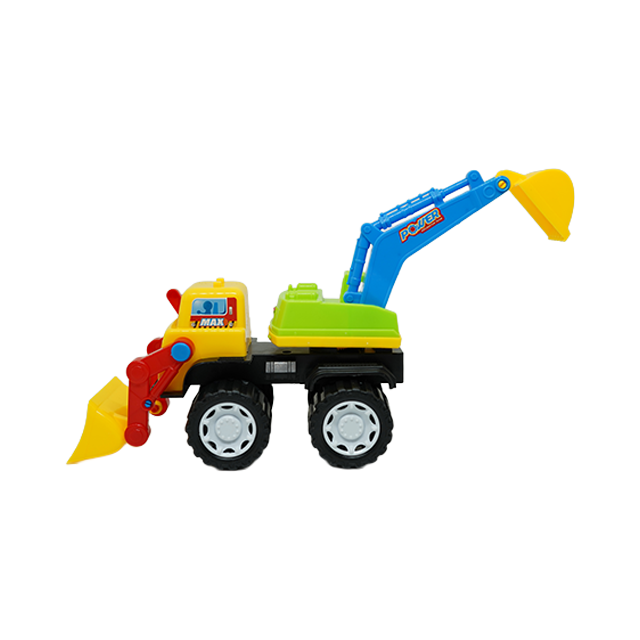 EXCAVADORA PLAS DOBLE PALA C/BRAZO LARGO 20 CM APROX BOL HY11438