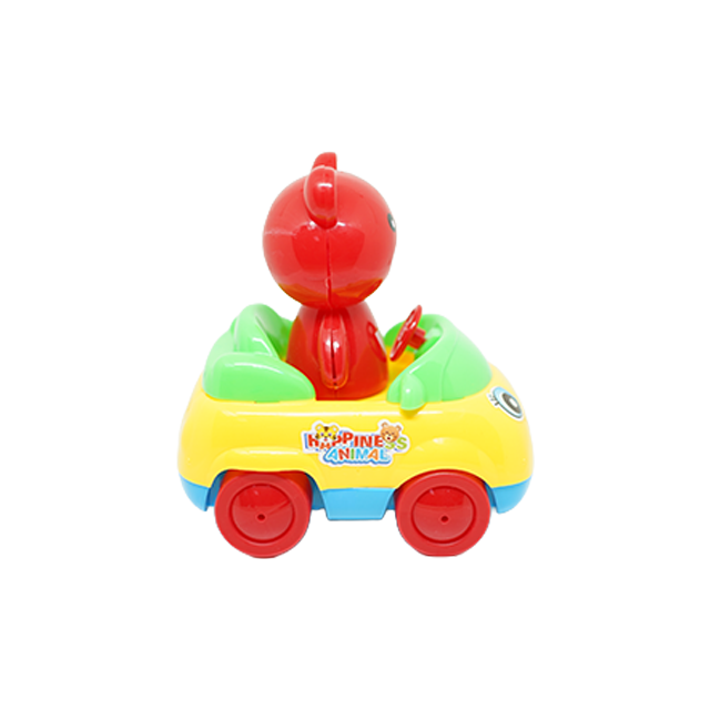 CARRO PLAS CARITA C/PILOTO ANIMAL 26 CM APROX BL845492