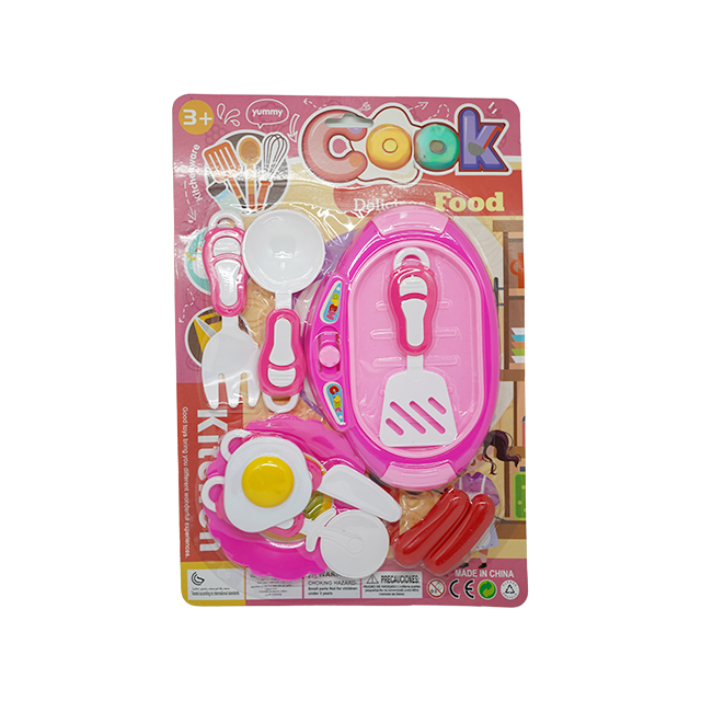 SET P/COCINA C/HUEVO ESTR+SALCHICHAS 10 PZ BLIS HY12189