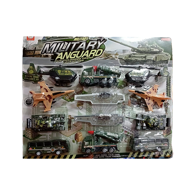 SET TRANSPORTE MILITAR SURT 12 PZ BLIS 48x42 CM GIGI 399
