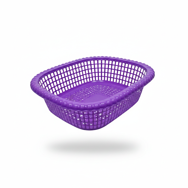 MINI PANERA/CANASTA VARIADA PLAS 32X28 CM RECT CALADA DORIPLAST