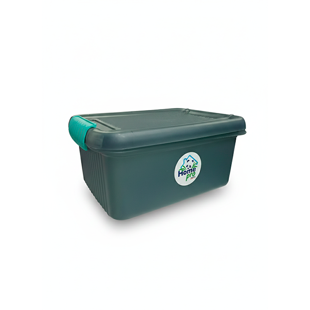 CAJA PLAS CLICK CAPRI 13 LT RECT 15X11.5" C/T COL NEVADO UCHOSA 11096