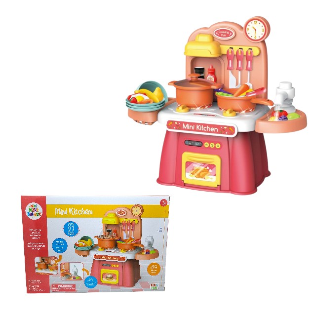 COCINA C/LUZ SON 14X66X12.5" C/ACCES CAJ MINI KITCHEN 60731/45323