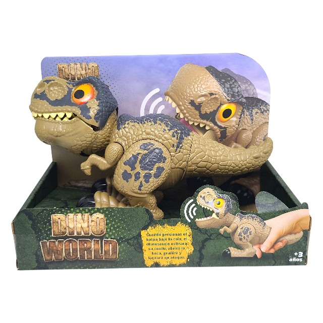 DINOSAURIO INTERACTIVO C/SON DINO WORLD 163321/45301