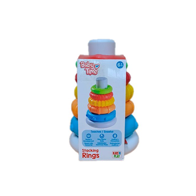 ARGOLLAS PLAS P/APILAR T/DONA 5 PZ+BASE BABY TIME 079006/45246