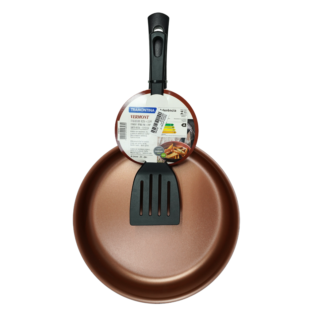 SARTEN ANTIAD 10" C/ESPATULA VERMONT TRAMONTINA 27806/017