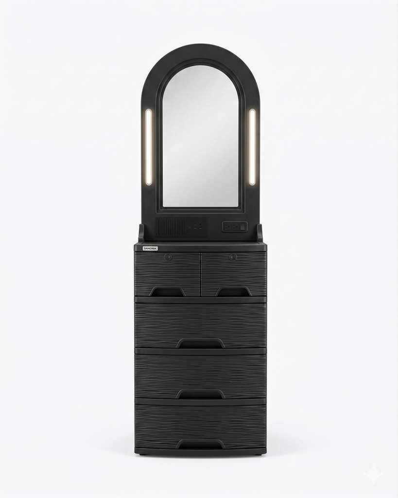 TOCADOR PLAS BEATS 5GAV+2PEQ BOCINA BLUETOOTH C/LLAV ESP TOMAS LUZ CF SANCHIA