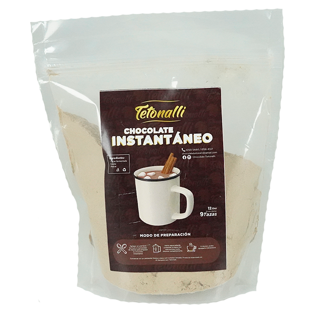 CHOCOLATE INSTANTANEO 12 OZ TETONALLI