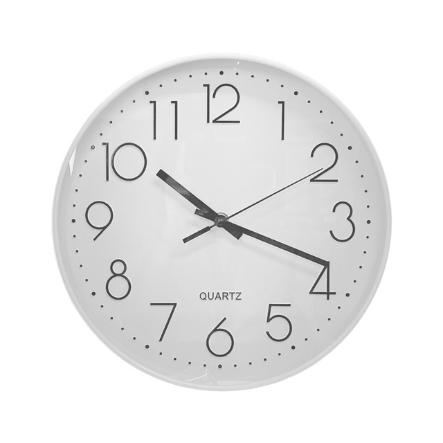 RELOJ PARED 30 CM RED BL/NG 602-39481