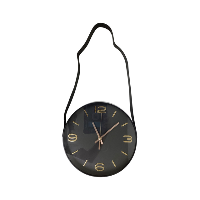 RELOJ PARED 30 CM RED C/CINCHA NG/ROS/DOR 602-41922