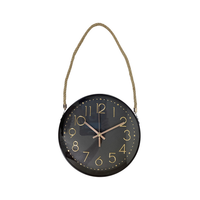 RELOJ PARED 30 CM RED C/CINCHA NG/ROS/DOR 602-41925