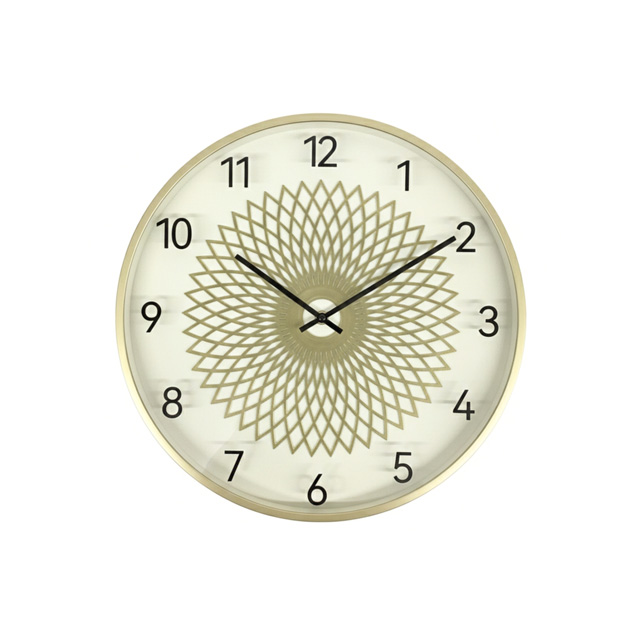 RELOJ PARED 40.6 CM RED DORADO 602-03696